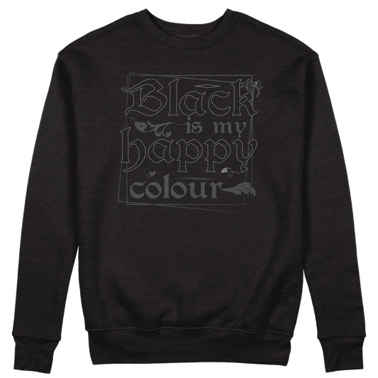 CUC GIROCOLLO Black is my happy colour - Unisex - Moda - Nero - Divertente - #chooseurcolor