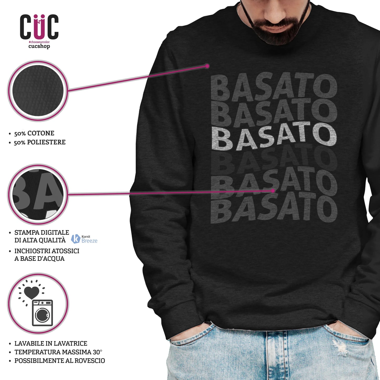 CUC GIROCOLLO BASATO -  Unisex - Slang -  #chooseurcolor