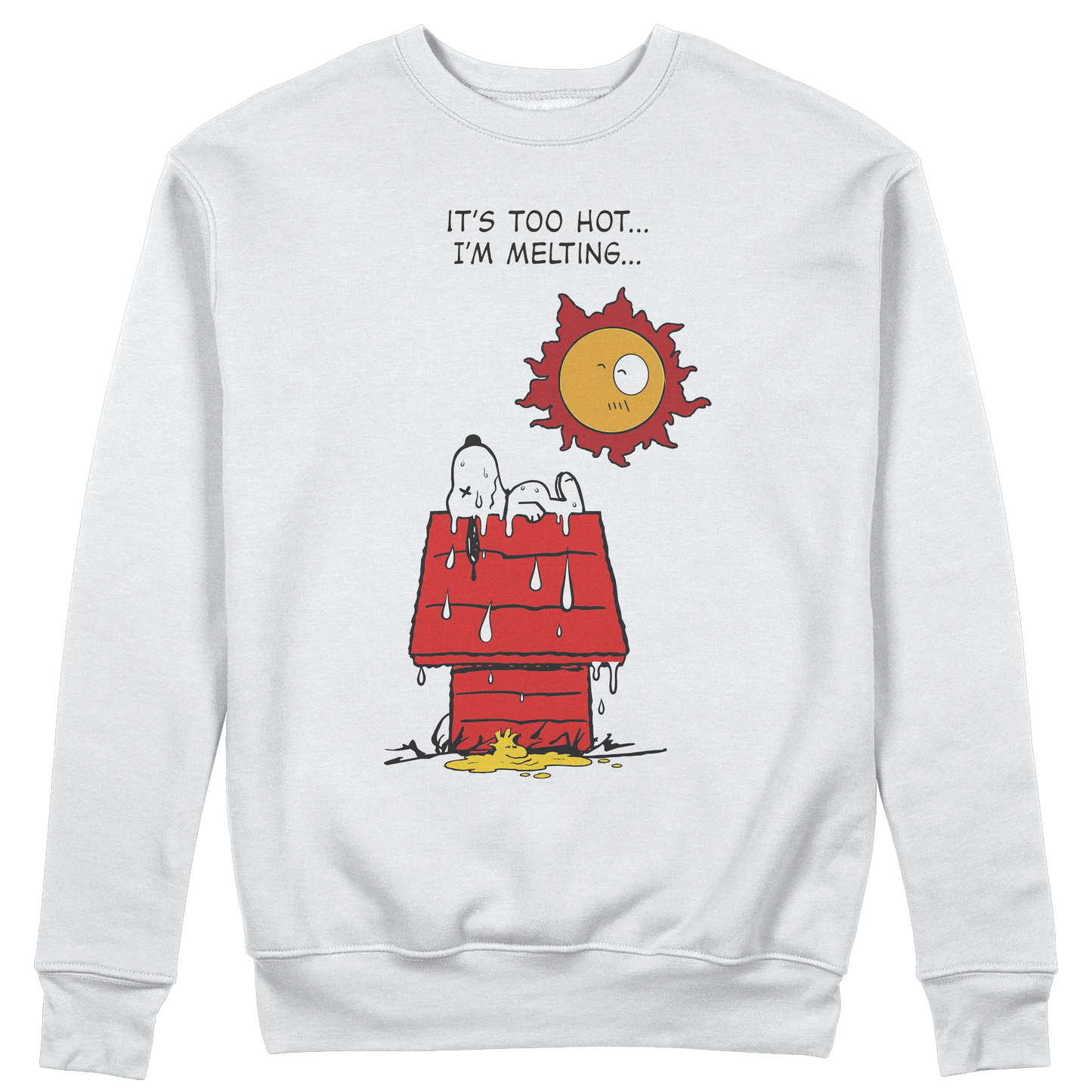CUC GIROCOLLO Melting Snoopy - Pollon Crossover -  Unisex - Estate - Caldo - Cambiamento Climatico - Divertente -  #chooseurcolor