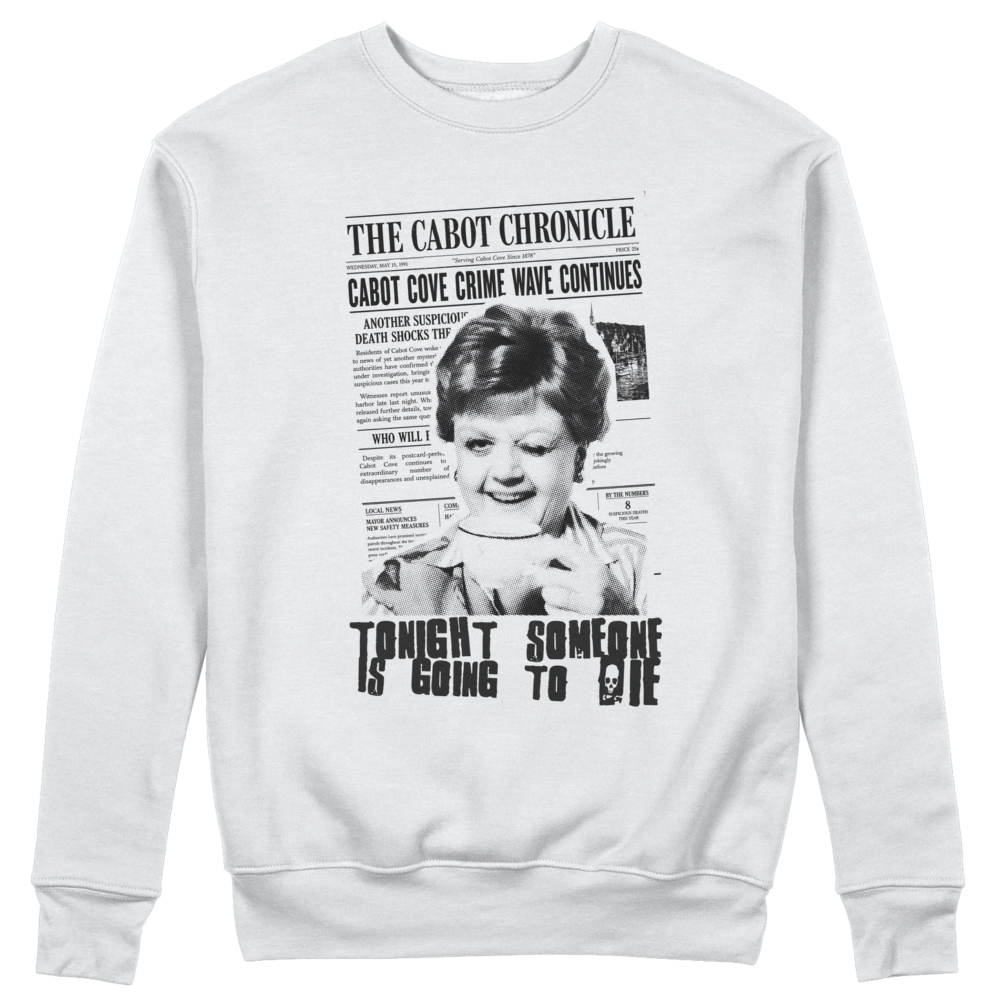CUC GIROCOLLO JESSICA TONIGHT SOMEONE IS GOING TO DIE -  Unisex - PERSONAGGI FAMOSI - SERIE TV - Jessica Fletcher - Divertente - Cabot Cove - La signora in giallo -  #chooseurcolor