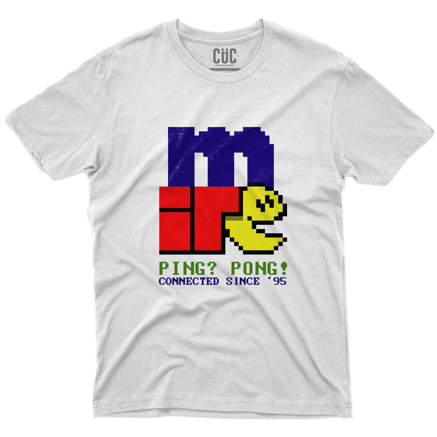 CUC T-SHIRT miRC - Connected since 95 - RETRO GAME - Nostalgia - Nerd -  #chooseurcolor