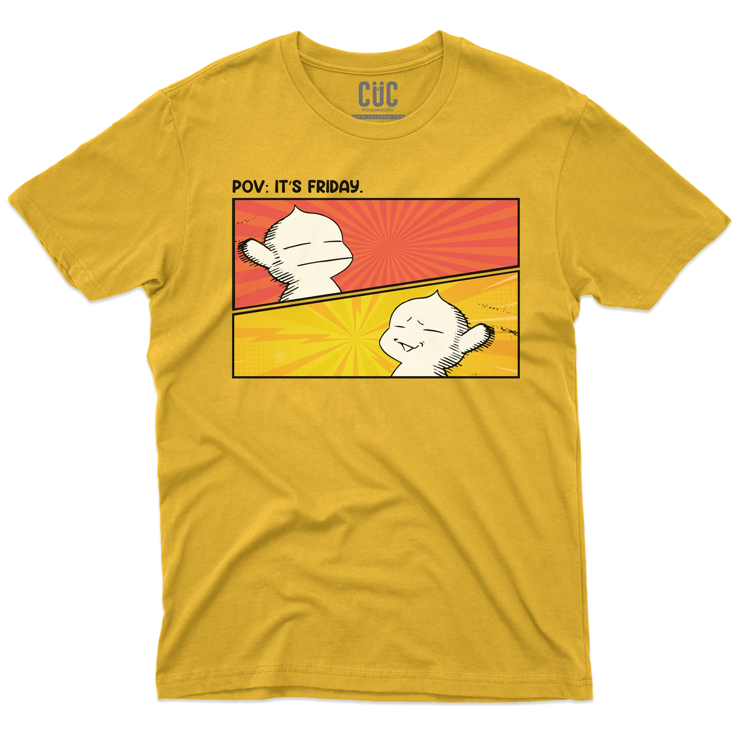 CUC T-SHIRT PUCK FRIDAY - ANIME MANGA - Berserk - Meme - Divertente -  #chooseurcolor