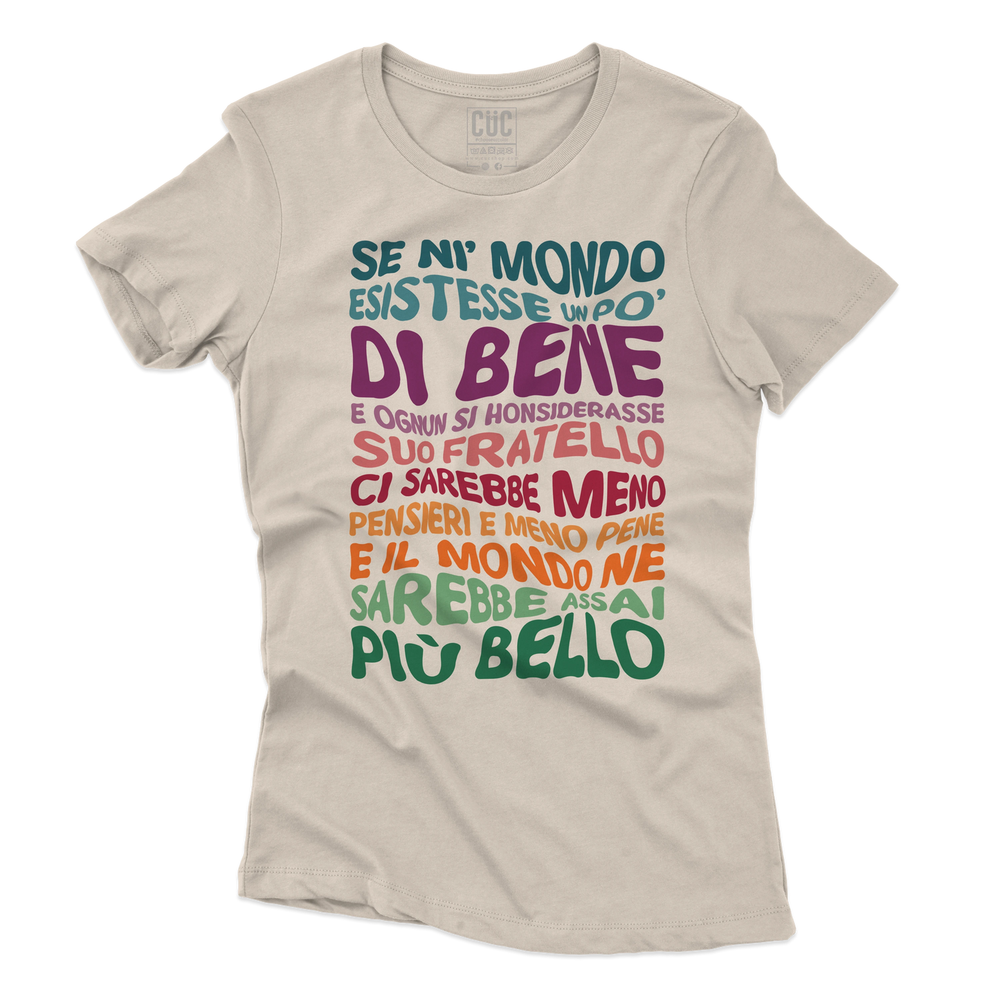 CUC T-SHIRT Poesia Patchani - PERSONAGGI FAMOSI - Meme - Mostro di Firenze -  #chooseurcolor