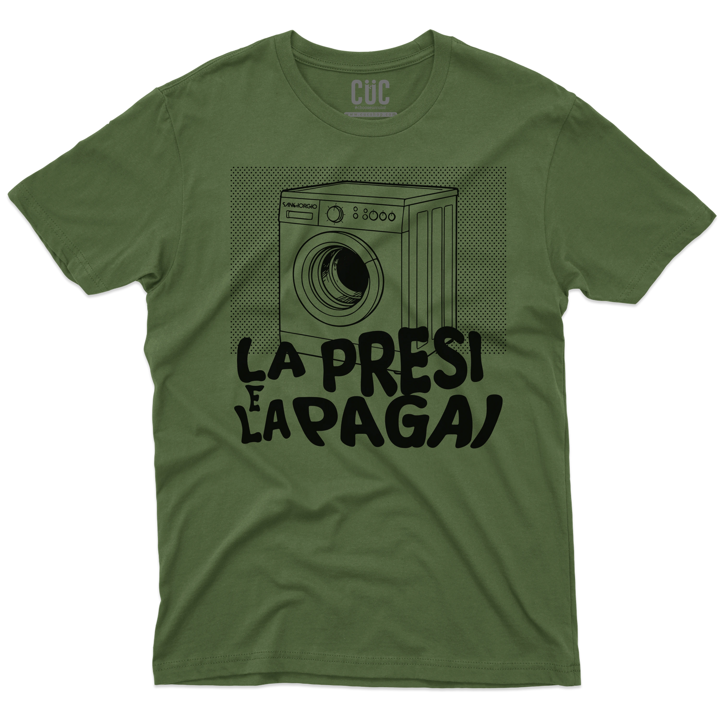 CUC T-SHIRT La Lavatrice - PERSONAGGI FAMOSI- scherzo telefonico - Mario Magnotta -  #chooseurcolor