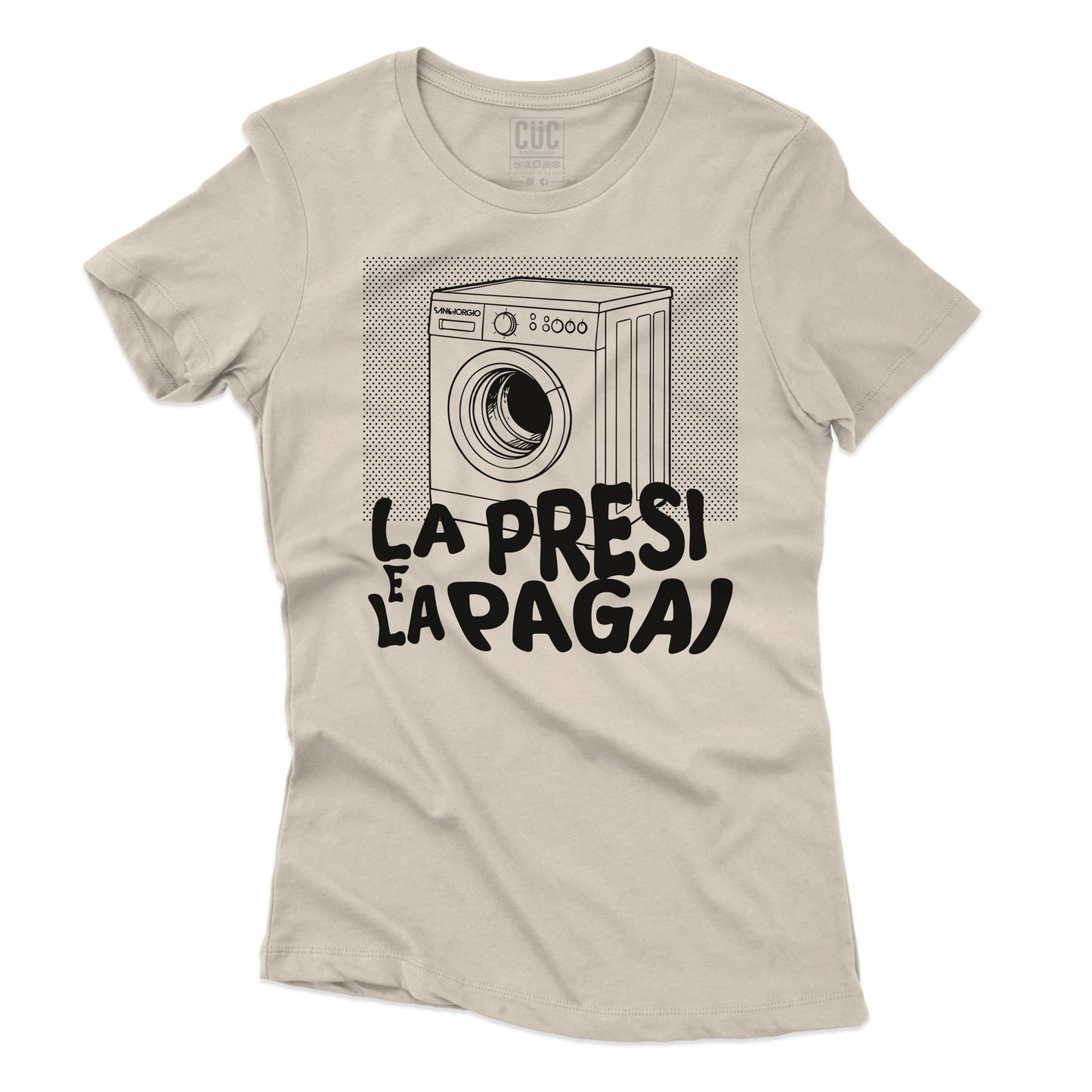 CUC T-SHIRT La Lavatrice - PERSONAGGI FAMOSI- scherzo telefonico - Mario Magnotta -  #chooseurcolor