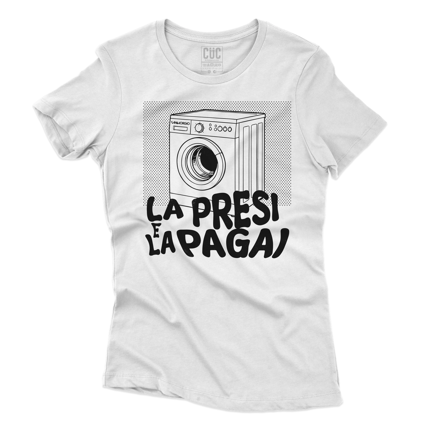 CUC T-SHIRT La Lavatrice - PERSONAGGI FAMOSI- scherzo telefonico - Mario Magnotta -  #chooseurcolor