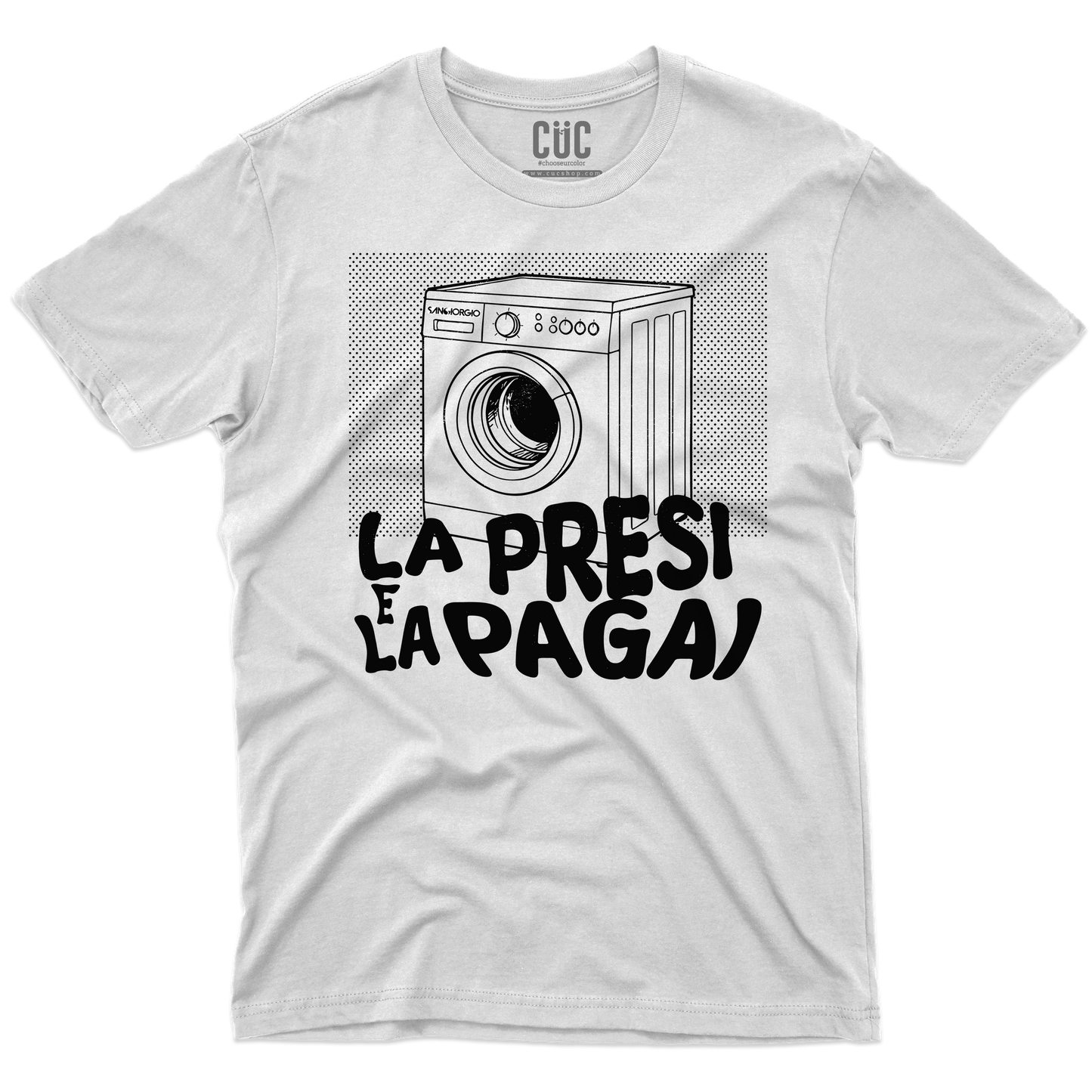 CUC T-SHIRT La Lavatrice - PERSONAGGI FAMOSI- scherzo telefonico - Mario Magnotta -  #chooseurcolor