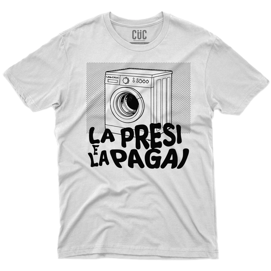 CUC T-SHIRT La Lavatrice - PERSONAGGI FAMOSI- scherzo telefonico - Mario Magnotta -  #chooseurcolor