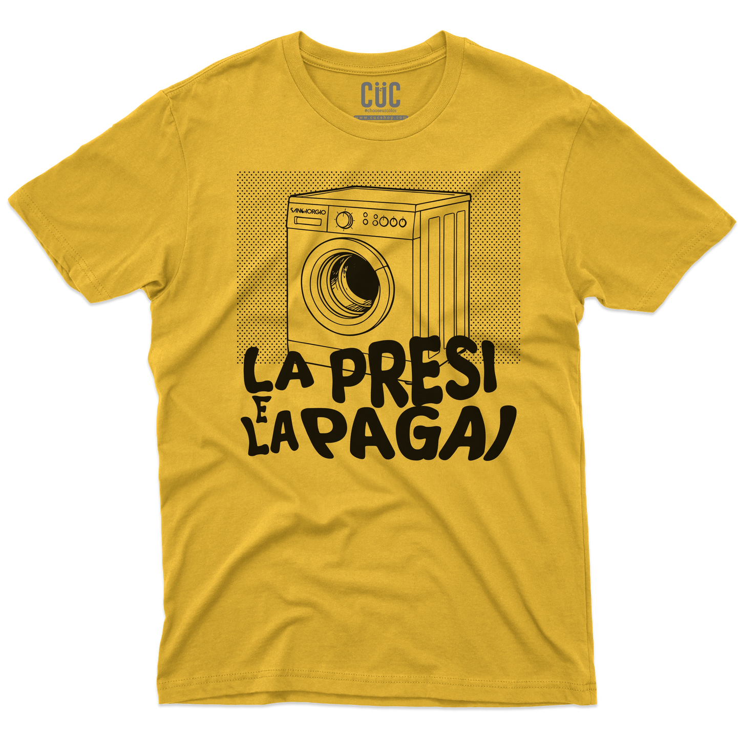 CUC T-SHIRT La Lavatrice - PERSONAGGI FAMOSI- scherzo telefonico - Mario Magnotta -  #chooseurcolor