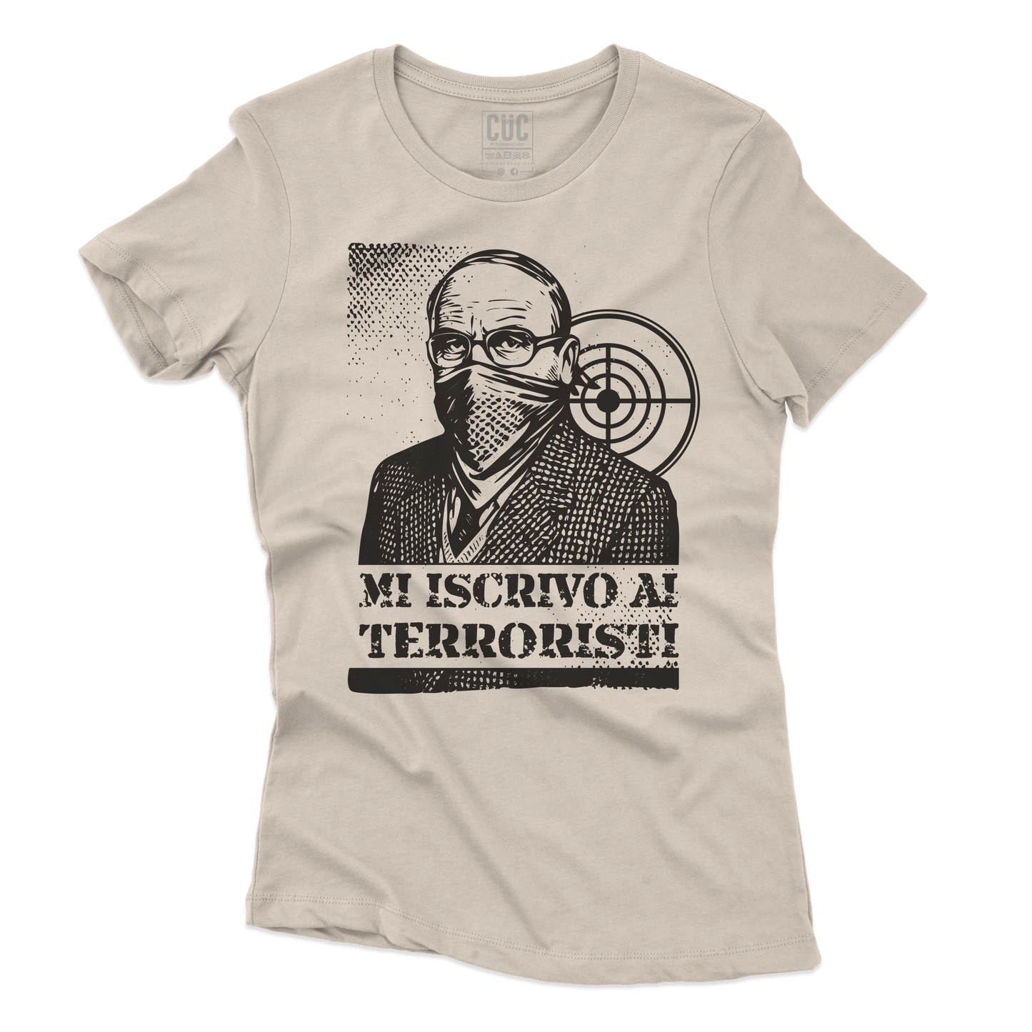 CUC T-SHIRT MI ISCRIVO AI TERRORISTI - PERSONAGGI FAMOSI - scherzo telefonico - Magnotta - La lavatrice -  #chooseurcolor