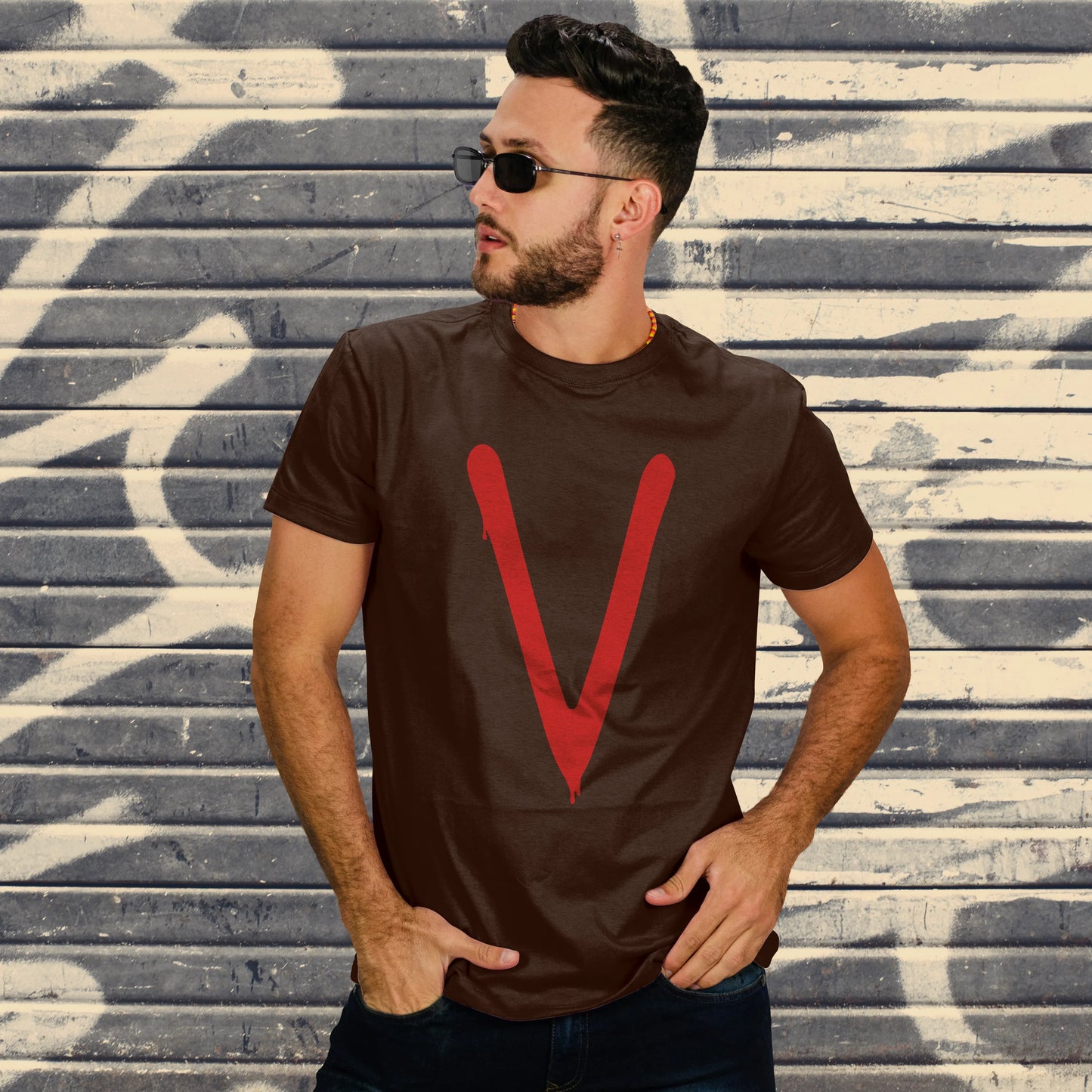 CUC T-SHIRT V - Visitors 1984 - SERIE TV - Cult -  #chooseurcolor