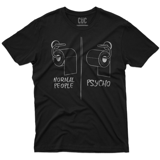 CUC T-SHIRT BATHROOM PSYCH TEST - Divertente - Verità -  #chooseurcolor