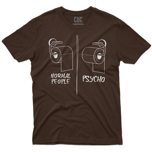 CUC T-SHIRT BATHROOM PSYCH TEST - Divertente - Verità -  #chooseurcolor