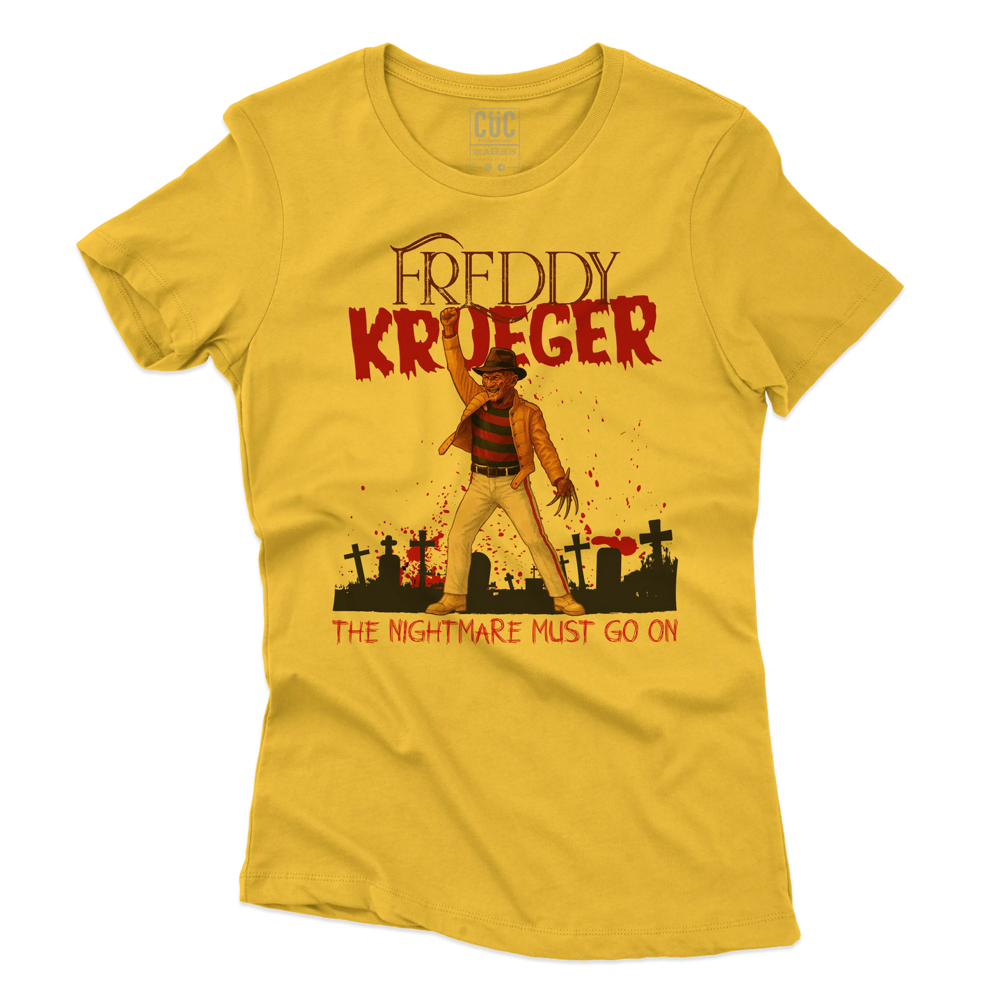 CUC T-SHIRT Freddy Krueger Mercury - FILM MUSICA - QUEEN -  #chooseurcolor