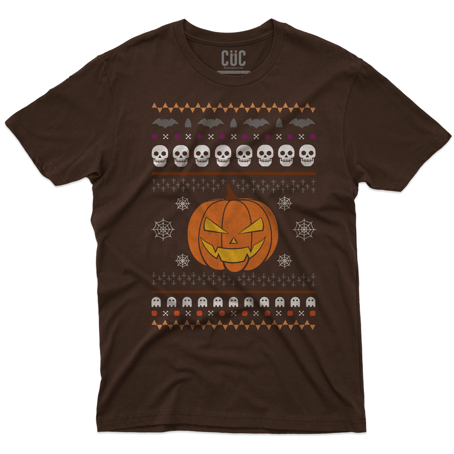 CUC T-SHIRT Ugly Halloween Sweater - Divertente  - Spooky Season -  #chooseurcolor