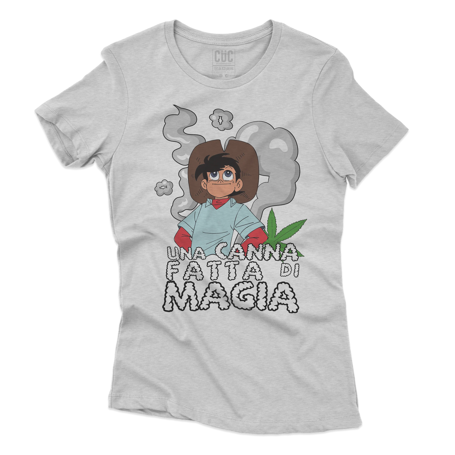 CUC T-SHIRT Una canna fatta di magia - ANIME MANGA - Divertente -  #chooseurcolor