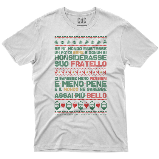 CUC T-SHIRT PATCHANI - Poesia Natalizia - PERSONAGGI FAMOSI - Natale -  #chooseurcolor