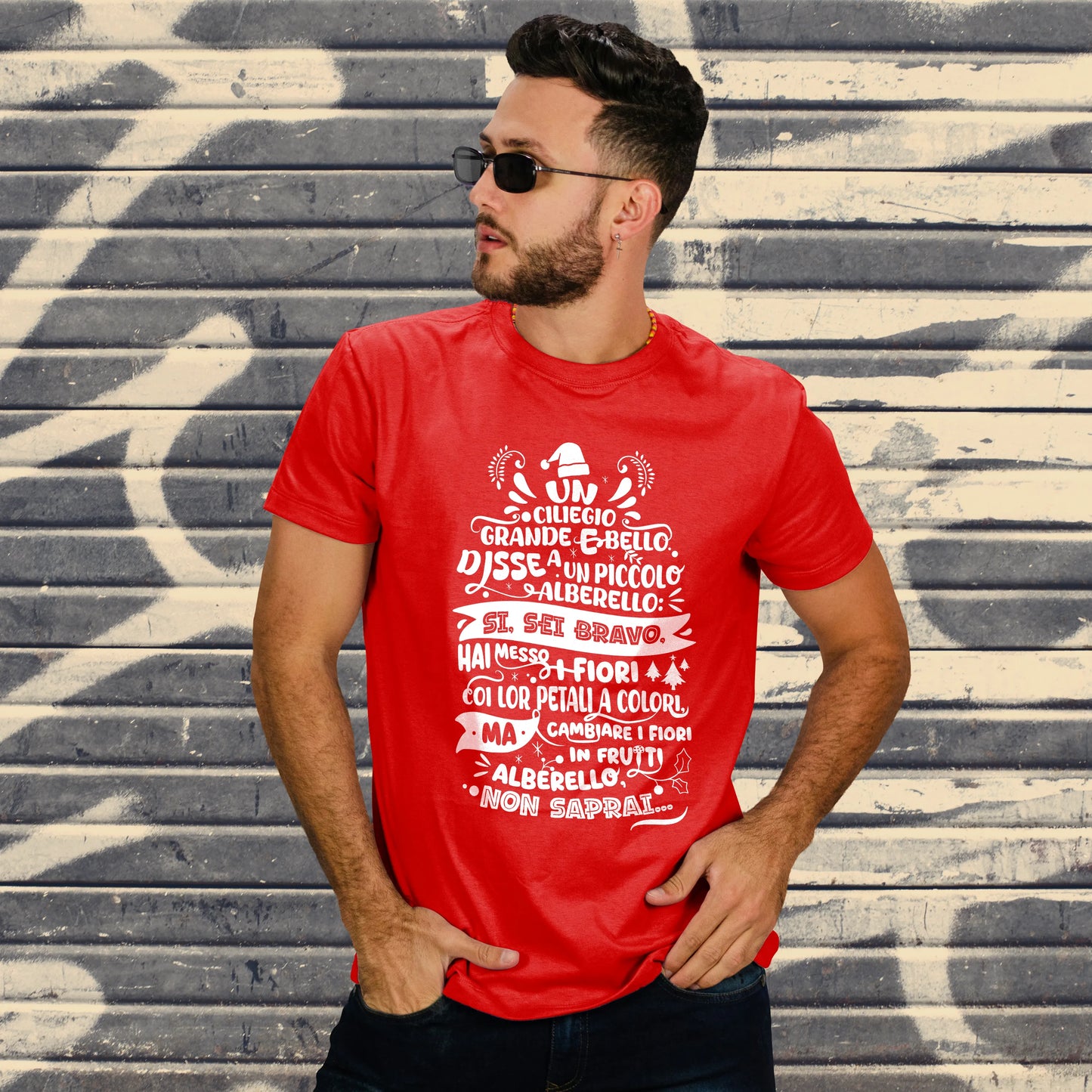 CUC T-SHIRT MARIANGELA Poesia Natalizia  - FILM Fantozzi - Cult -  #chooseurcolor