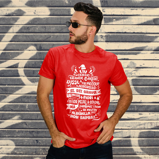 CUC T-SHIRT MARIANGELA Poesia Natalizia  - FILM Fantozzi - Cult -  #chooseurcolor