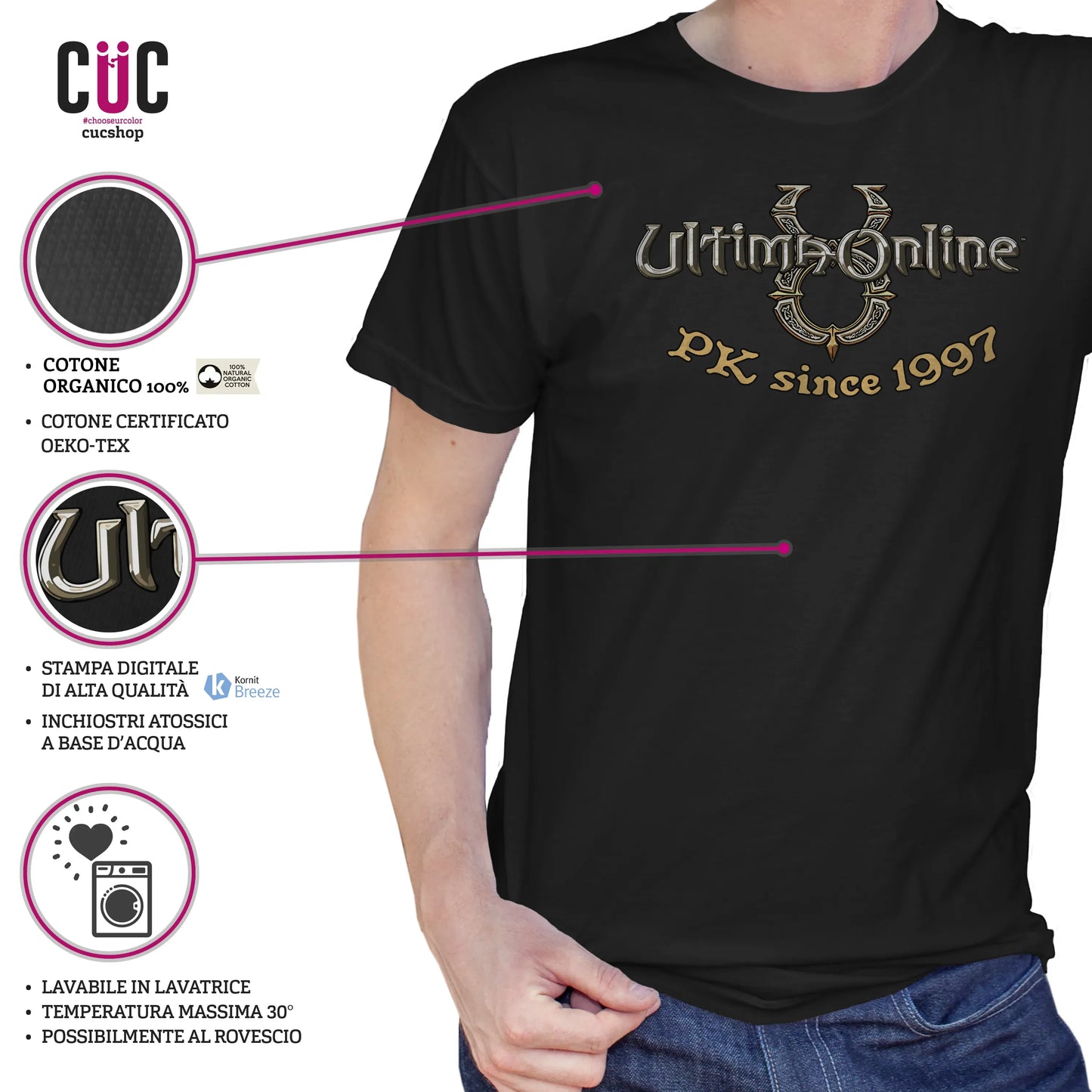 CUC T-SHIRT Ultima Online PK since 1997 - Game - MMORPG - RPG -  #chooseurcolor