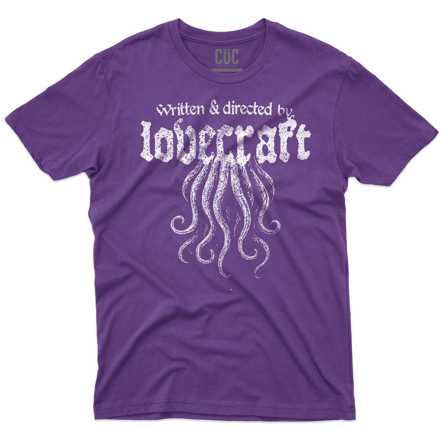 CUC T-SHIRT Written & directed by Lovecraft - PERSONAGGI FAMOSI #chooseurcolor