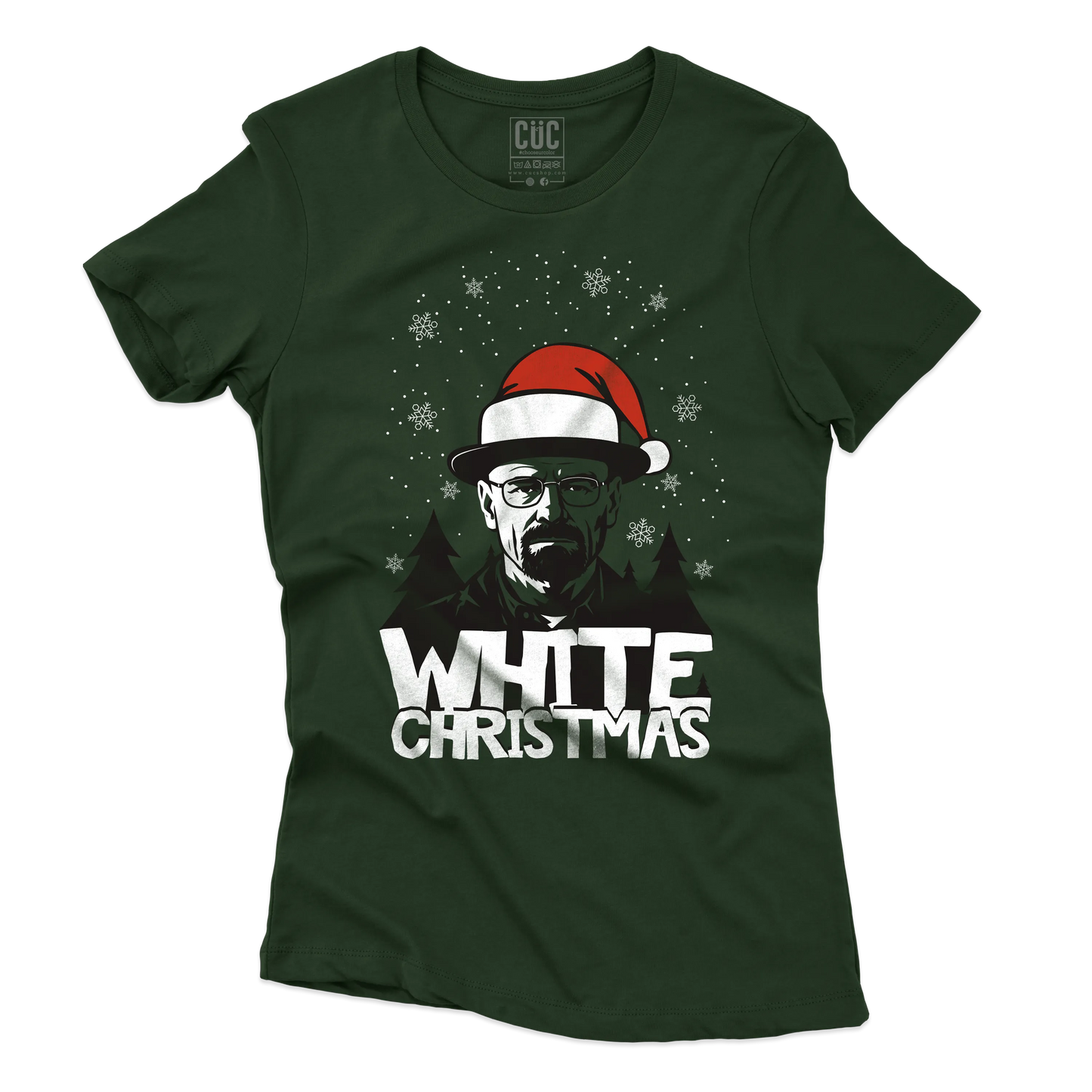 CUC T-SHIRT W.White Christmas - NATALE - SERIE TV - divertente - B Bad -  #chooseurcolor