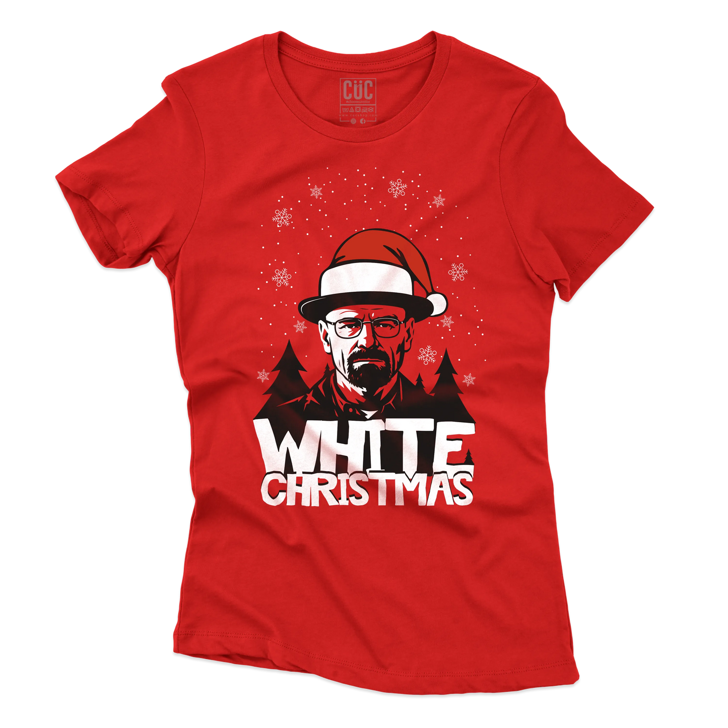 CUC T-SHIRT W.White Christmas - NATALE - SERIE TV - divertente - B Bad -  #chooseurcolor