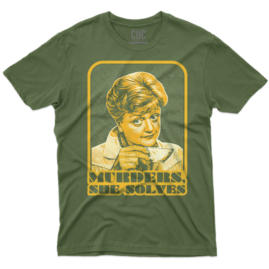 CUC T-SHIRT Murders She Solves - SERIE TV - PERSONAGGI FAMOSI - Jessica Fletcher - La signora in giallo - Cult -  #chooseurcolor
