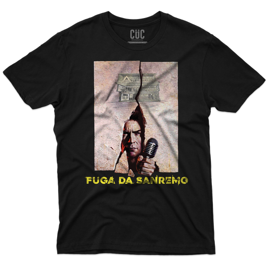 CUC T-SHIRT Fuga da Sanremo - FILM - MUSICA - Divertente - Festival - Parodia -  #chooseurcolor