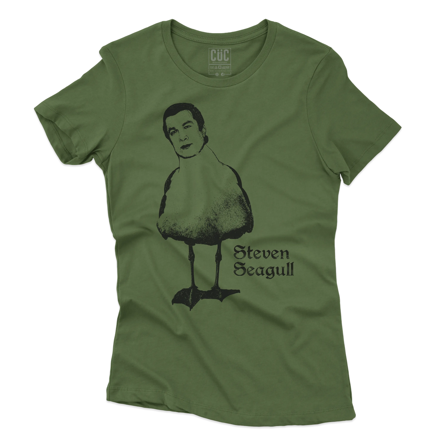 CUC T-SHIRT STEVEN SEAGULL - PERSONAGGI FAMOSI - Divertente - FILM - CINEMA - SEAGAL -  #chooseurcolor