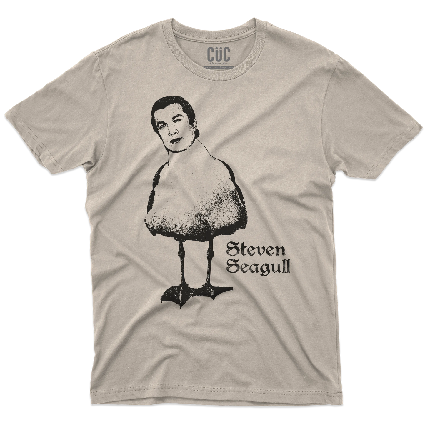 CUC T-SHIRT STEVEN SEAGULL - PERSONAGGI FAMOSI - Divertente - FILM - CINEMA - SEAGAL -  #chooseurcolor