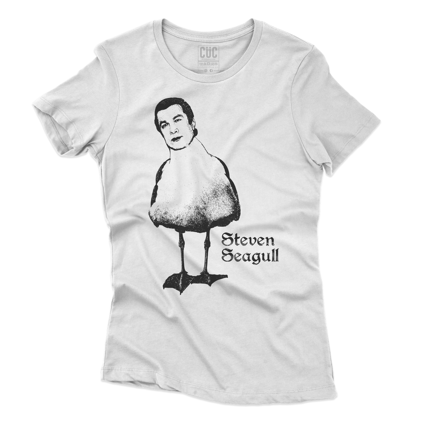CUC T-SHIRT STEVEN SEAGULL - PERSONAGGI FAMOSI - Divertente - FILM - CINEMA - SEAGAL -  #chooseurcolor