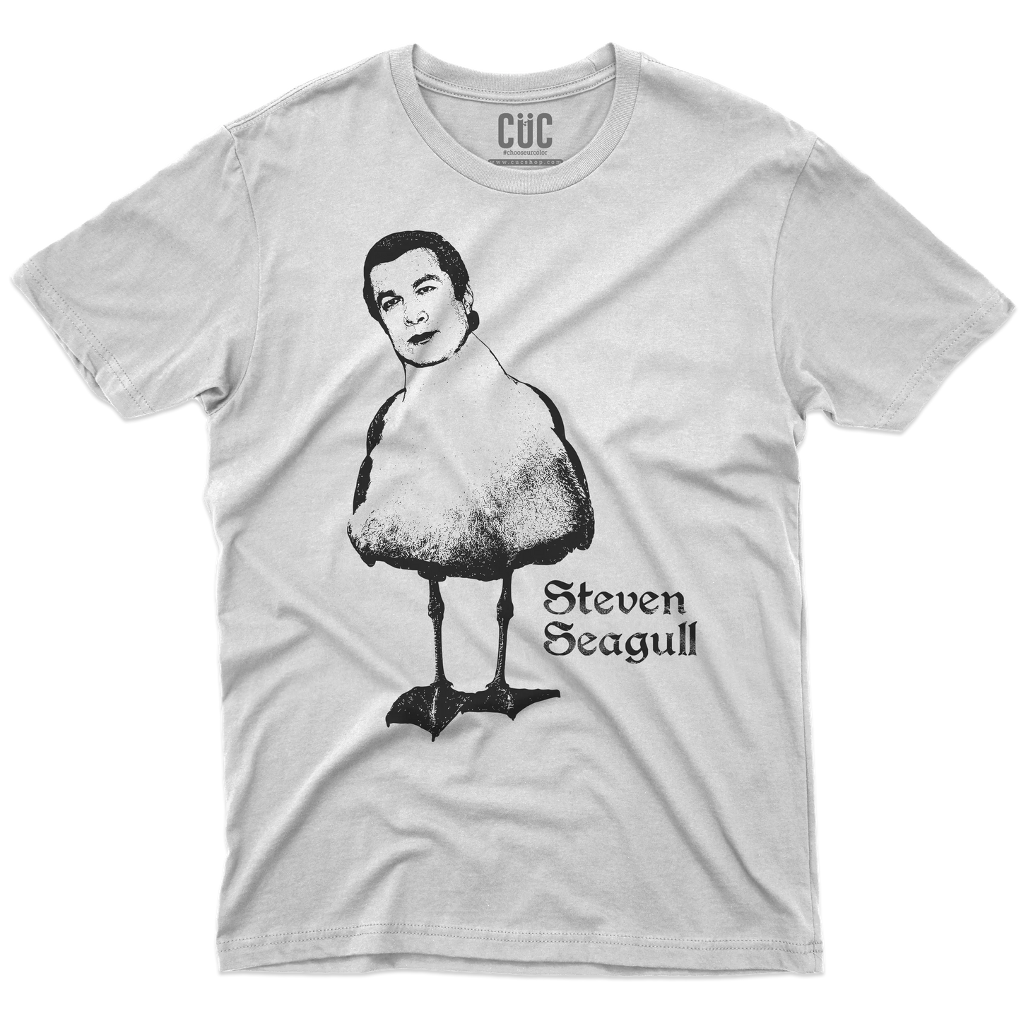 CUC T-SHIRT STEVEN SEAGULL - PERSONAGGI FAMOSI - Divertente - FILM - CINEMA - SEAGAL -  #chooseurcolor