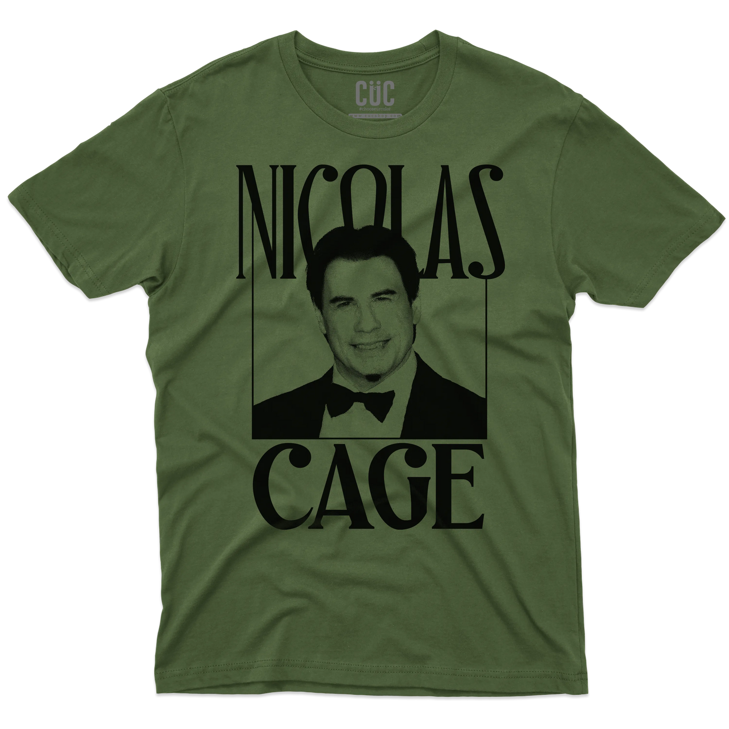 CUC T-SHIRT Travolta Cage Face Off - FILM - PERSONAGGI FAMOSI - CULT -  #chooseurcolor
