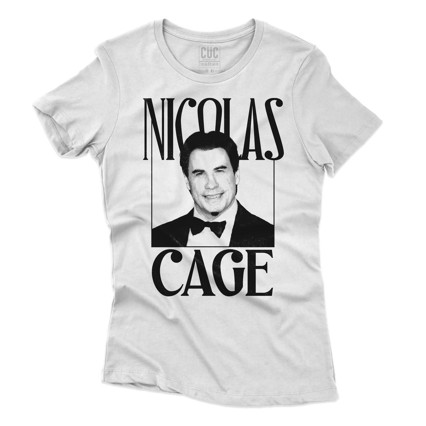 CUC T-SHIRT Travolta Cage Face Off - FILM - PERSONAGGI FAMOSI - CULT -  #chooseurcolor