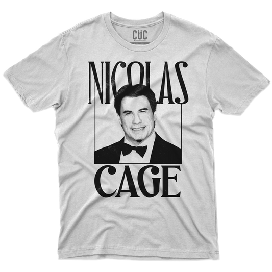 CUC T-SHIRT Travolta Cage Face Off - FILM - PERSONAGGI FAMOSI - CULT -  #chooseurcolor