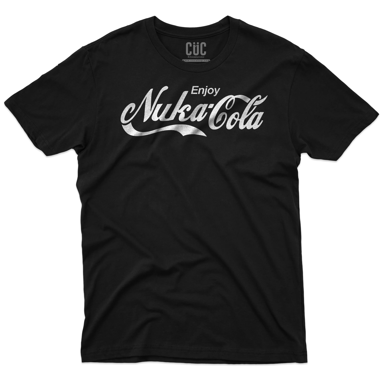 CUC T-SHIRT Enjoy Nuka Cola - GAMES - Fallout - Ice Cold - Parodia - Famosi -  #chooseurcolor
