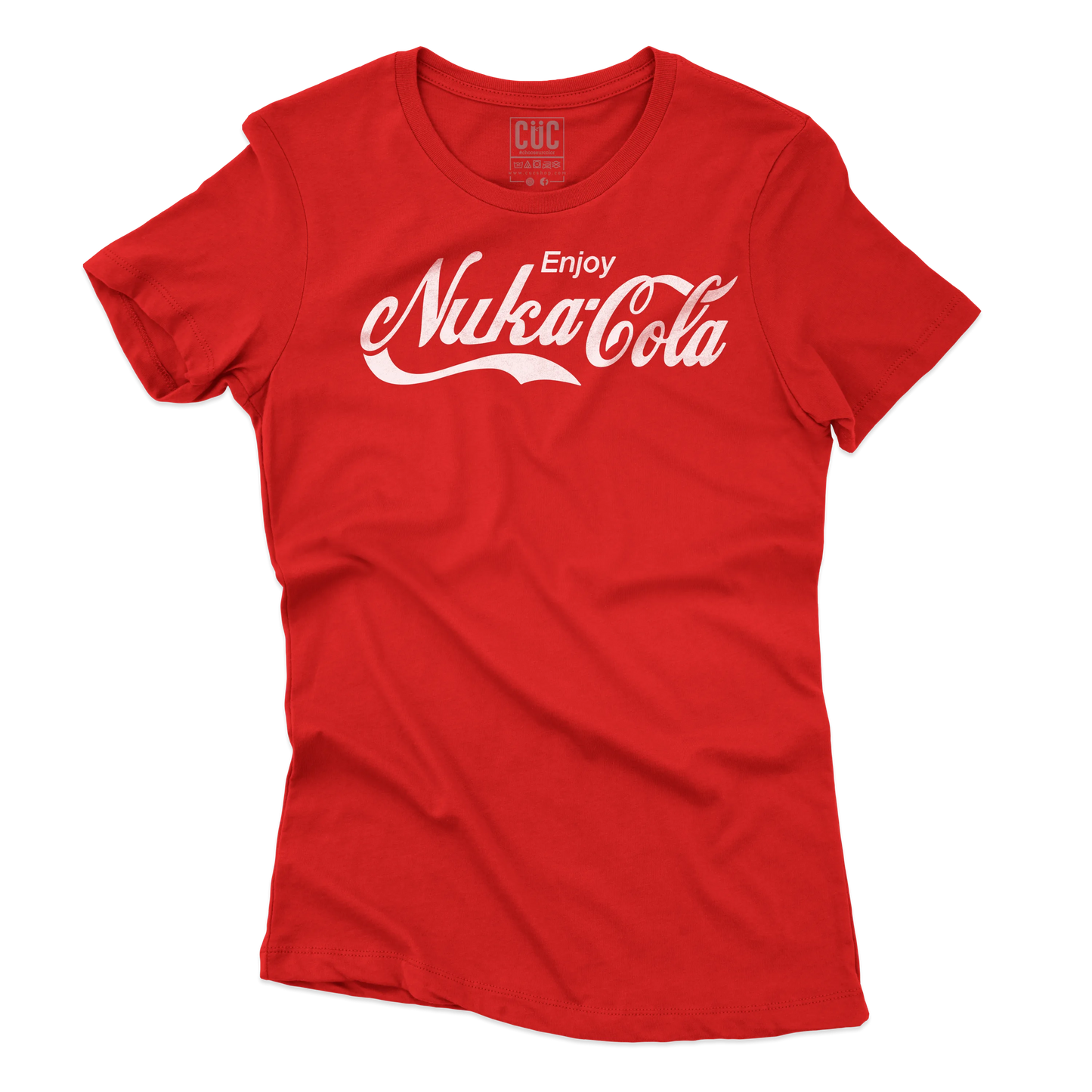 CUC T-SHIRT Enjoy Nuka Cola - GAMES - Fallout - Ice Cold - Parodia - Famosi -  #chooseurcolor