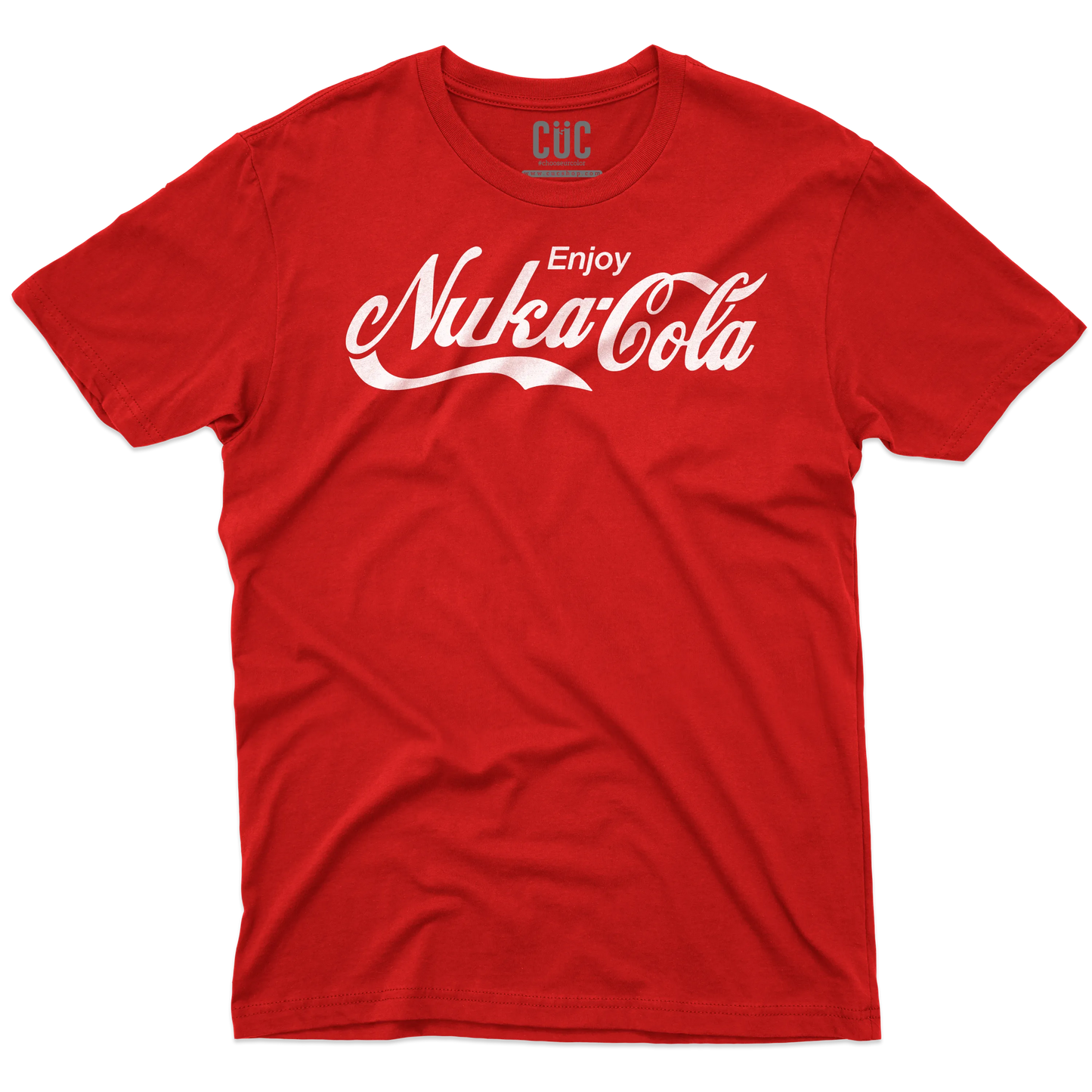 CUC T-SHIRT Enjoy Nuka Cola - GAMES - Fallout - Ice Cold - Parodia - Famosi -  #chooseurcolor
