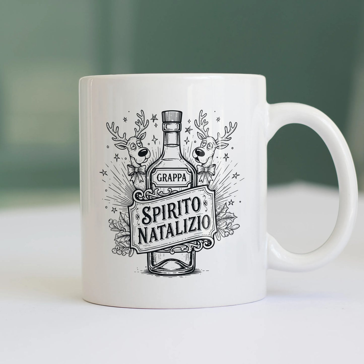 CUC TAZZA Spirito Natalizio Grappa - NATALE - Divertente -  #chooseurcolor