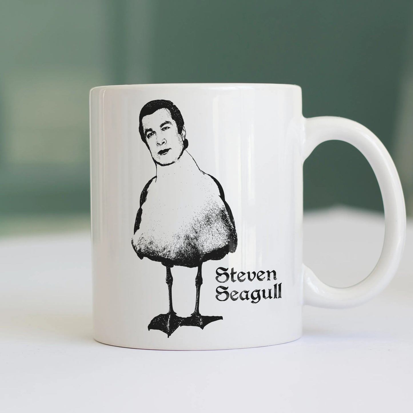 CUC TAZZA IN CERAMICA STEVEN SEAGULL - PERSONAGGI FAMOSI - Divertente - FILM - CINEMA - SEAGAL -  #chooseurcolor