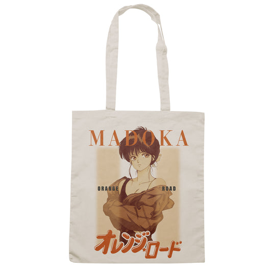 SHOPPER MADOKA Sabrina Orange Road Johnny è quasi magia cartoon anime anni 80 Sabbia #chooseurcolor