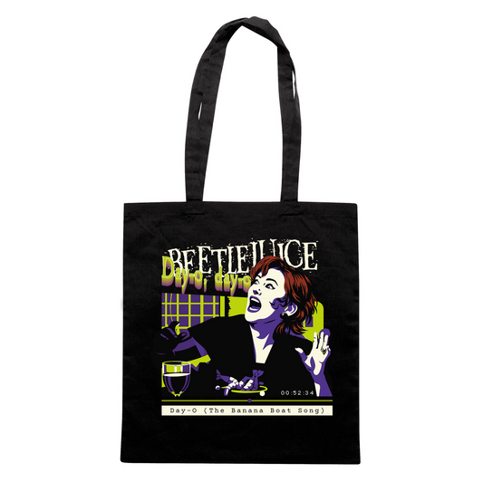 SHOPPER DAY O BANANA BOAT SONG beetlejuice cult Tim Burton Nera #chooseurcolor