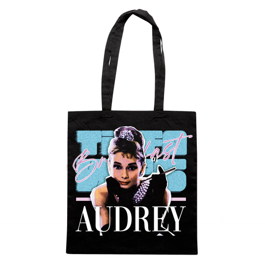 SHOPPER AUDREY Colazione da Tiffany film cult classic Nera #chooseurcolor