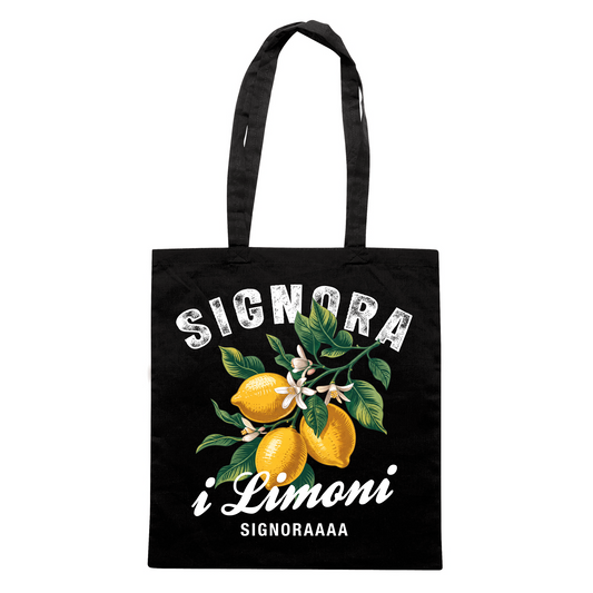 SHOPPER Meme Fashion Signora i Limoni Web Viral Nera M [IMGKEY:BLA:M:2]