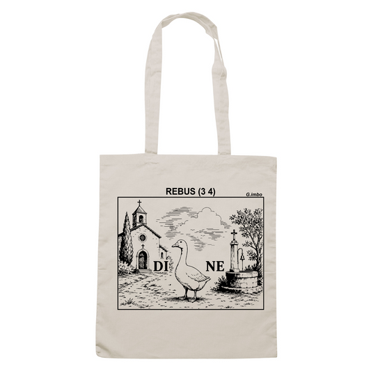 SHOPPER CUC Rebus Irriverente Be stemmia Di Ne Settimana enigmistica Sabbia M [IMGKEY:SAN:M:1]