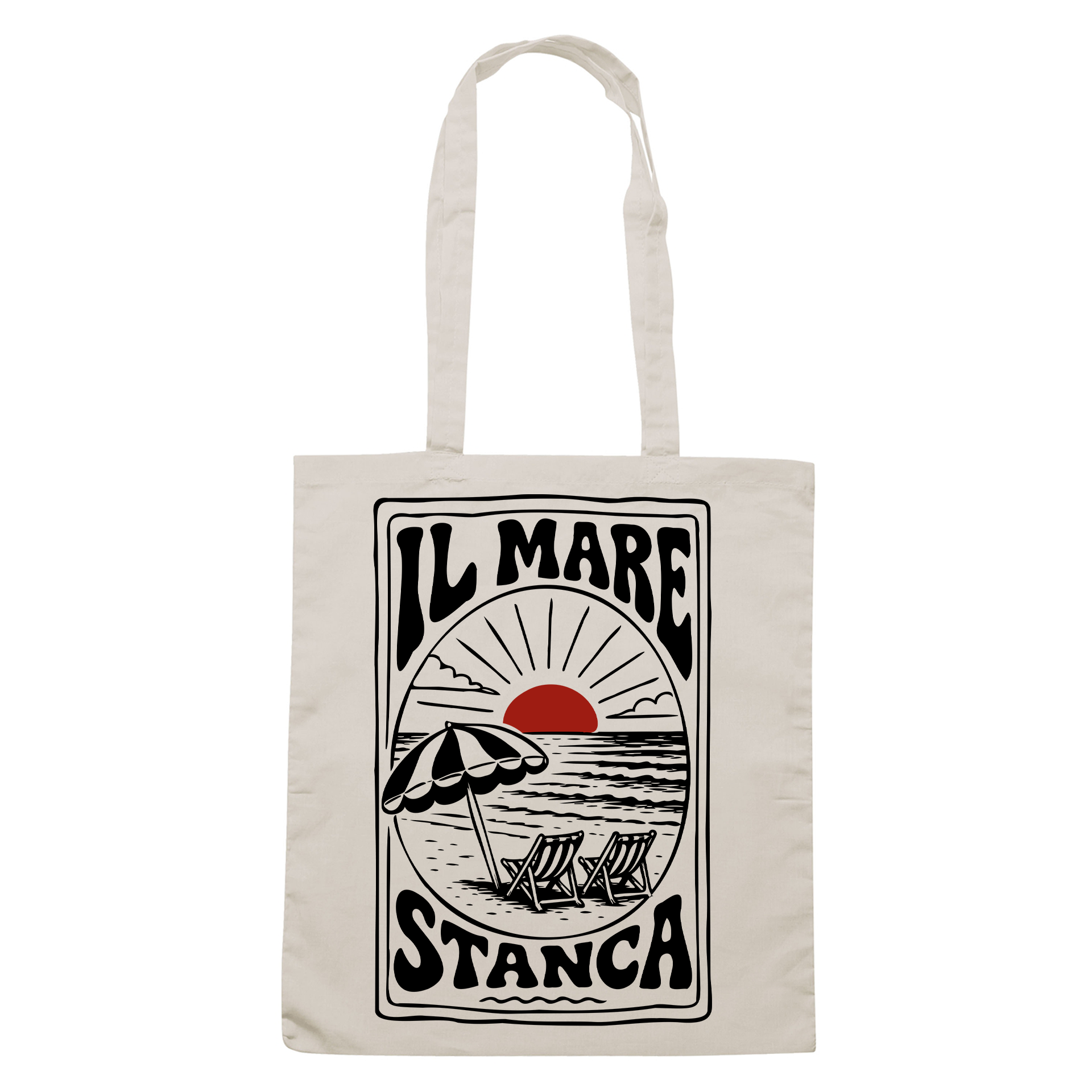 SHOPPER CUC Il Mare Stanca detti popolari surf estate regalo divertente Sabbia M [IMGKEY:SAN:M:1]