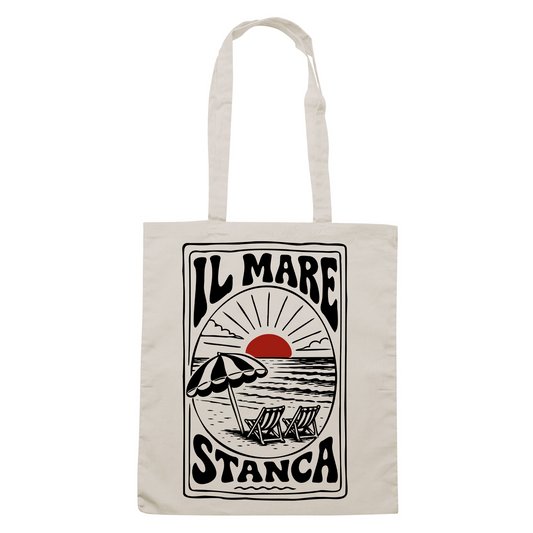 SHOPPER CUC Il Mare Stanca detti popolari surf estate regalo divertente Sabbia M [IMGKEY:SAN:M:1]