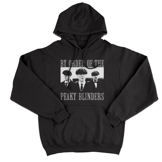 FELPA CAPPUCCIO CUC BY ORDER OF THE PEAKY BLINDERS serie tv cult Nera M [IMGKEY:BLA:M:1]