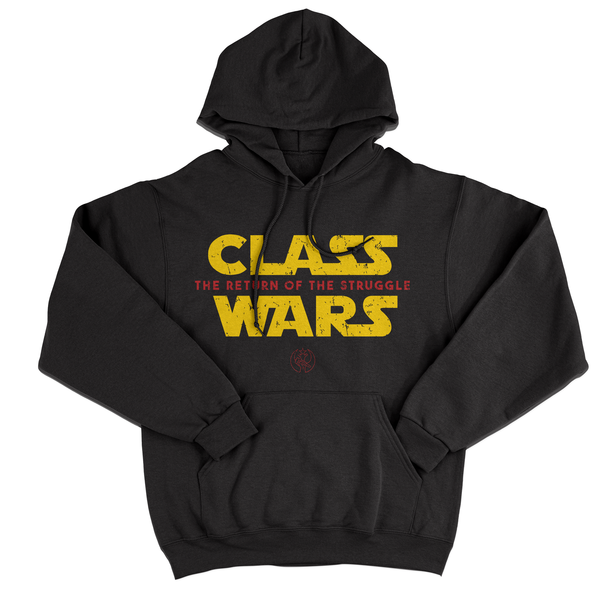 FELPA CAPPUCCIO CUC CLASS WARS the return of the struggle lotta di classe Nera M [IMGKEY:BLA:M:1]